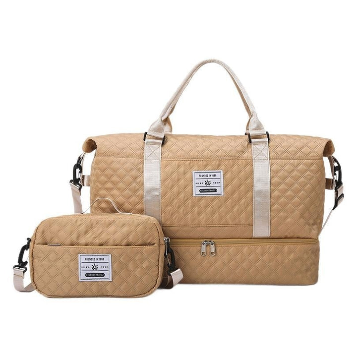 Large-Capacity Quilted Embroidered Thread Handle