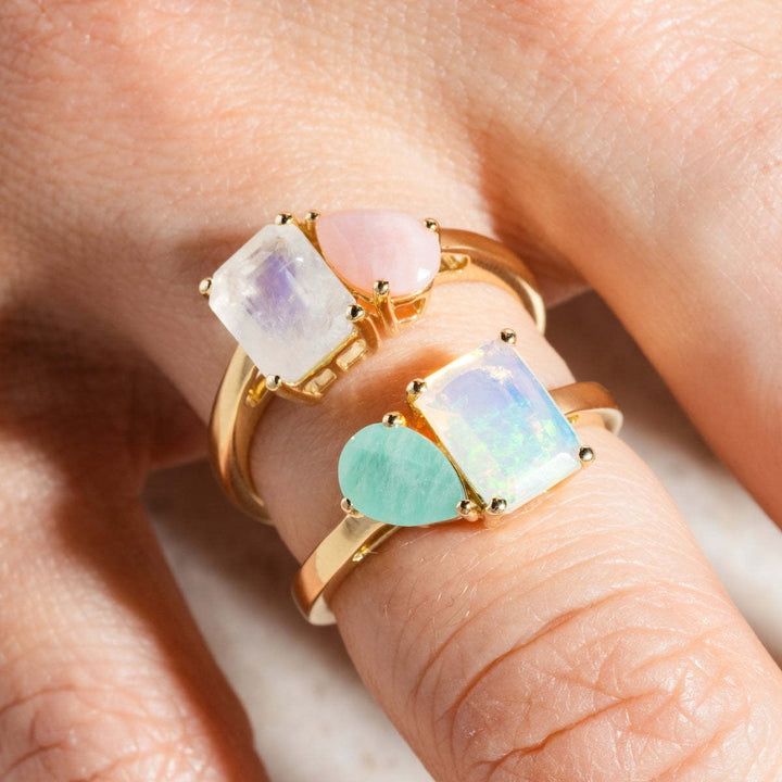 Titanium Steel Multi-Color Zircon December Birthstone 
