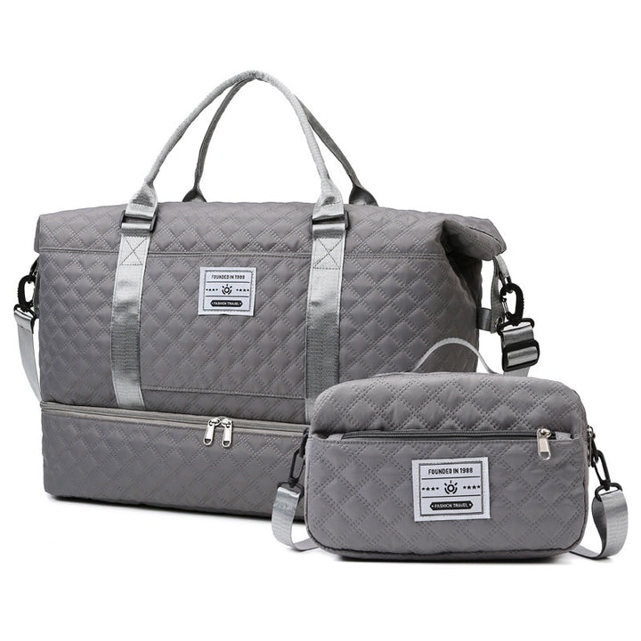 Large-Capacity Quilted Embroidered Thread Handle