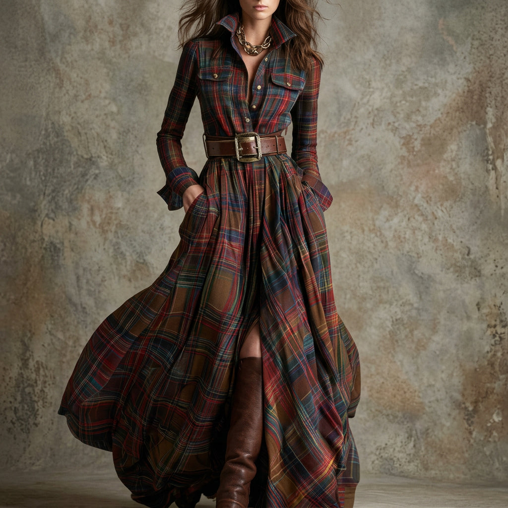 Mariana - Košilové šaty s páskem