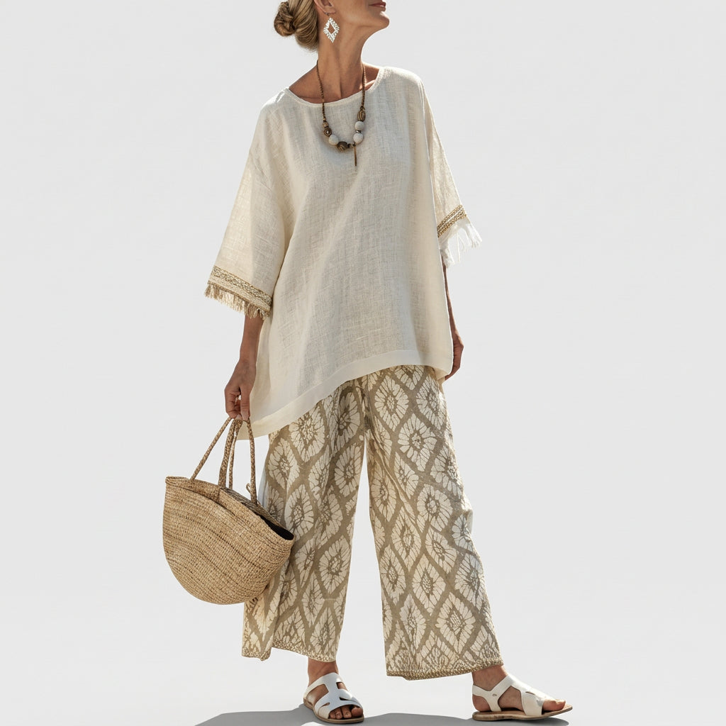 Eduarda - Elegantní boho chic souprava
