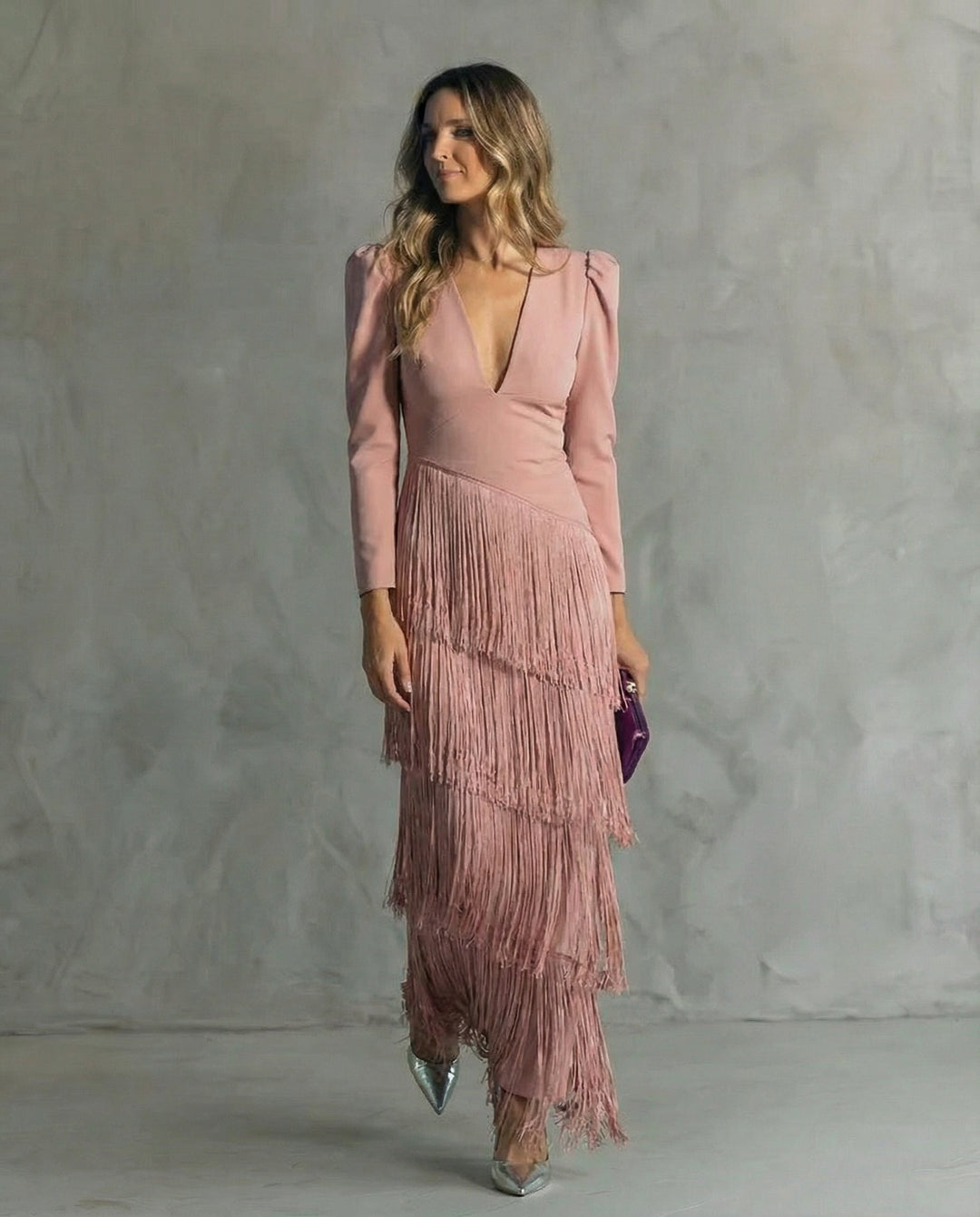 Chiara | Elegantní šaty s třásněmi