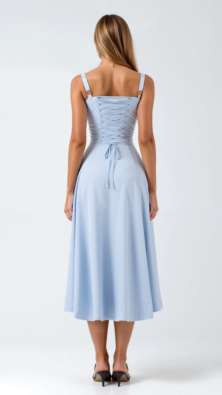 Júlia - Elegantní Midi Šaty