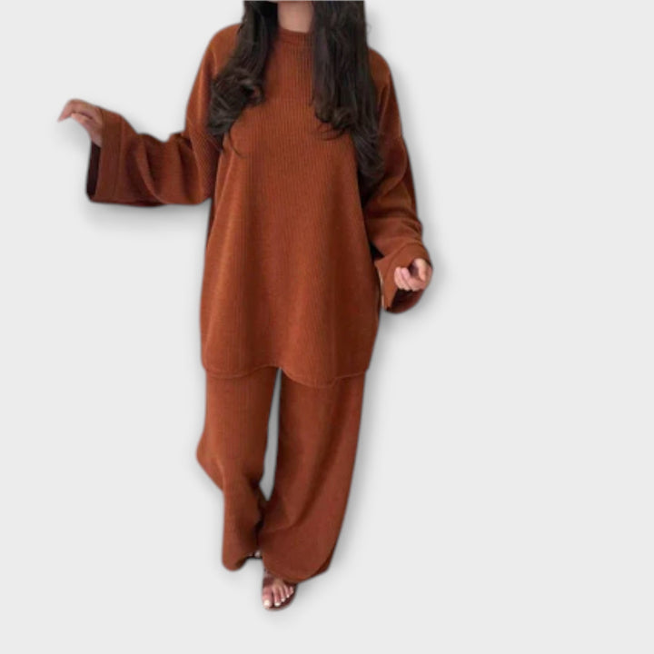 Ingrid - Plus Size Set with Smooth Ribbing