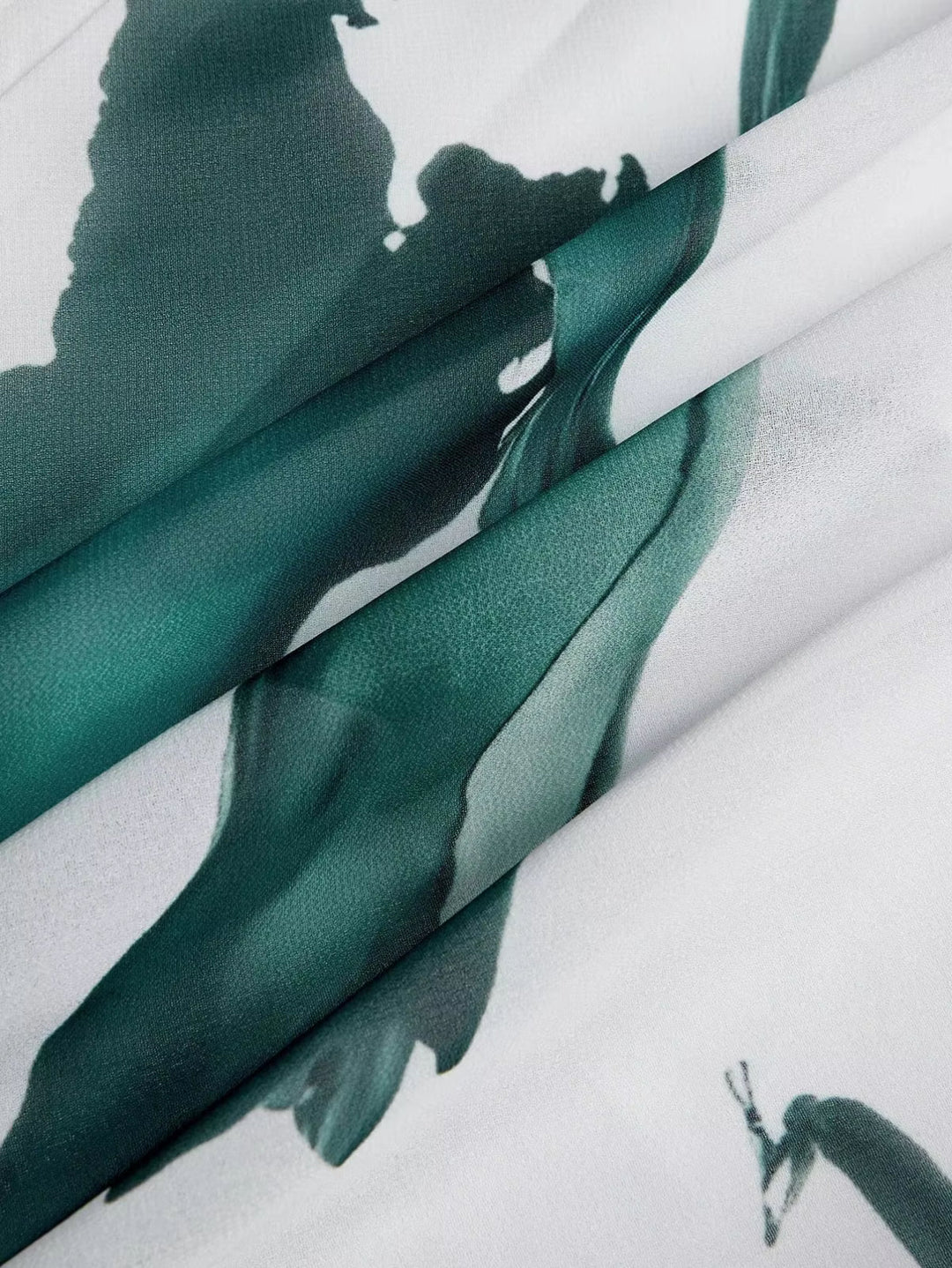 Vanessa - Dlouhé šaty s akvarelovým potiskem