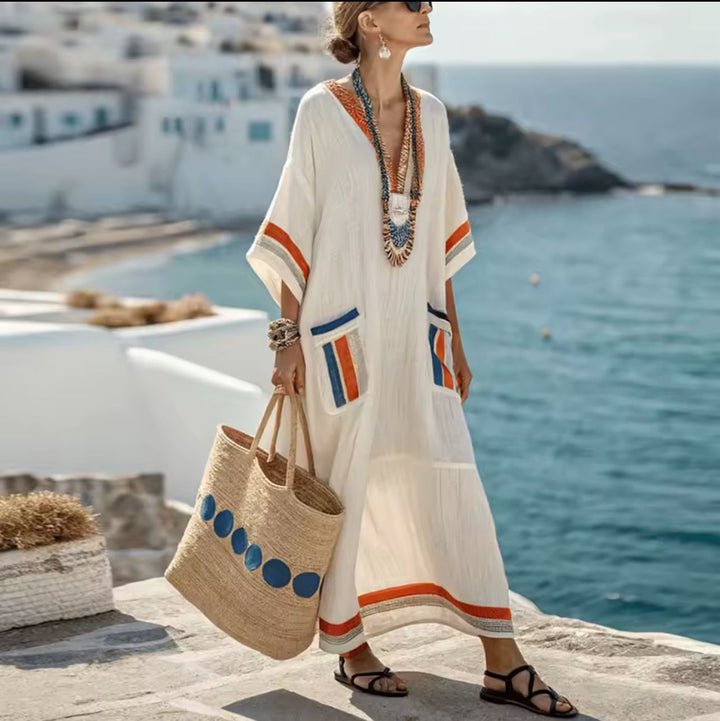 Elegantní dlouhé šaty Mary pro stylový letní vzhled